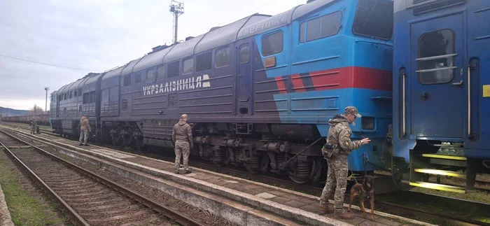 Alertă cu bombă la trenul București–Kiev FOTO Facebook / Poliția R. Moldova