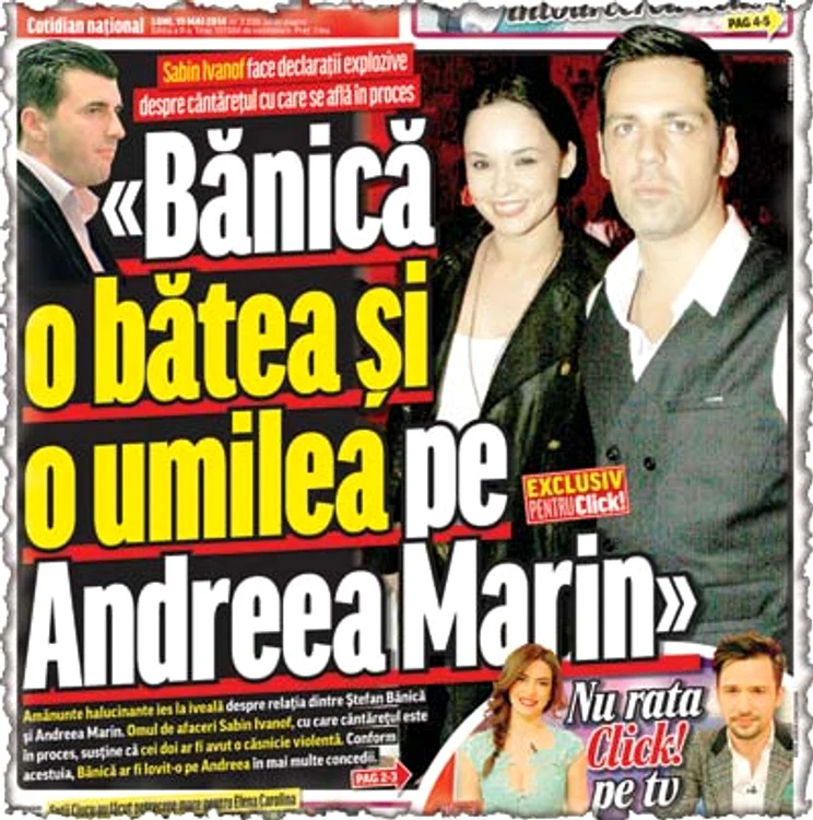 «Avocaţii şi psihologii lor ştiu că Bănică o bătea pe Andreea»