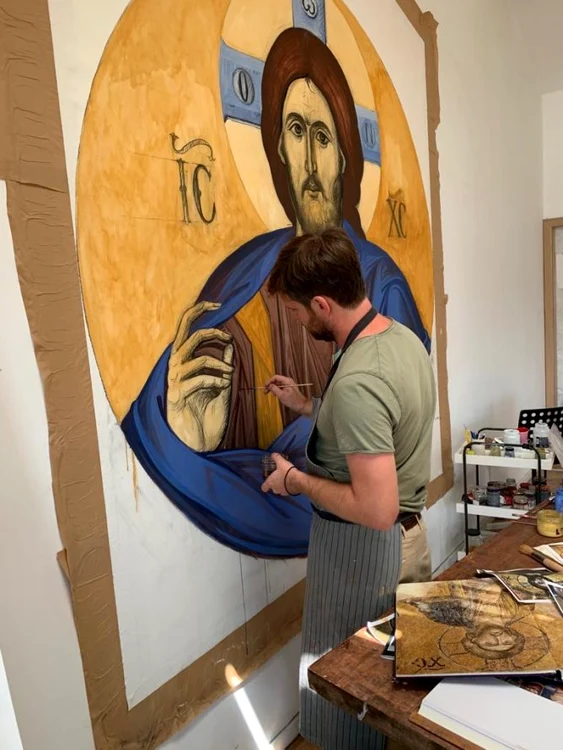 Pictarea icoanelor catedralei