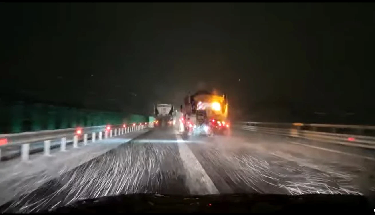 Restricții de circulațiepe drumuri naționale / Foto: INFOTRAFIC