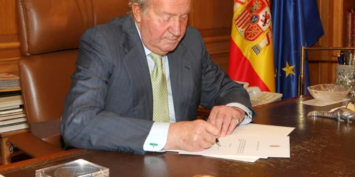 Juan Carlos Rege Spania abdicare FOTO Reuters