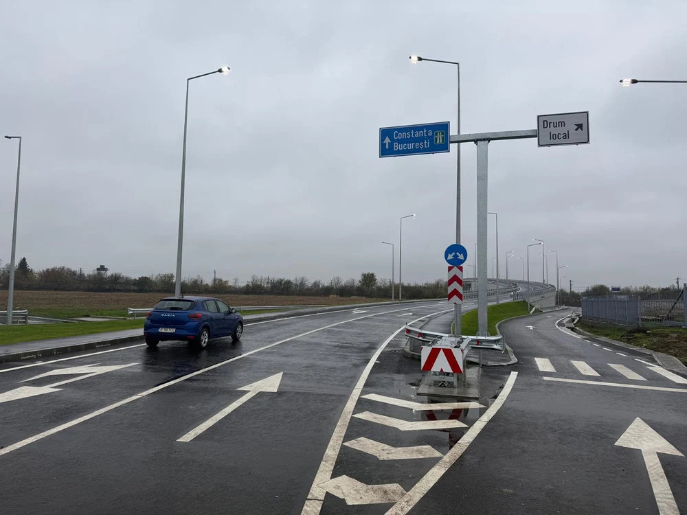 S-a deschis circulația pe Pasajul Brănești: „un pas pentru fluenta traficului intre A2 și DN3”