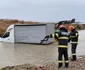 Șoferul a refuzat transportul la spital. FOTO: ISU