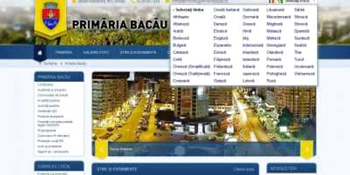 Primăria Bacău are site de "bani gata" 