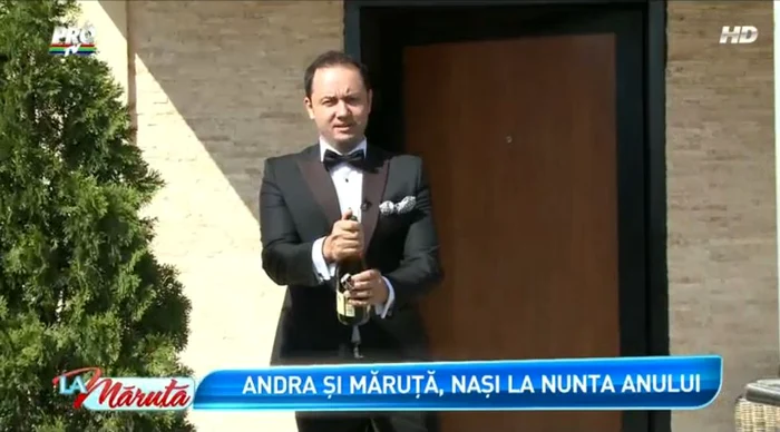 Naşul a deschis şampania când a ajuns Pepe