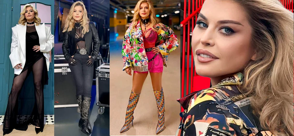 Loredana nu ține cont de vârstă când se îmbracă