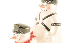 Moş Crăciun  face amor (Fotografii: pornaments com) jpeg