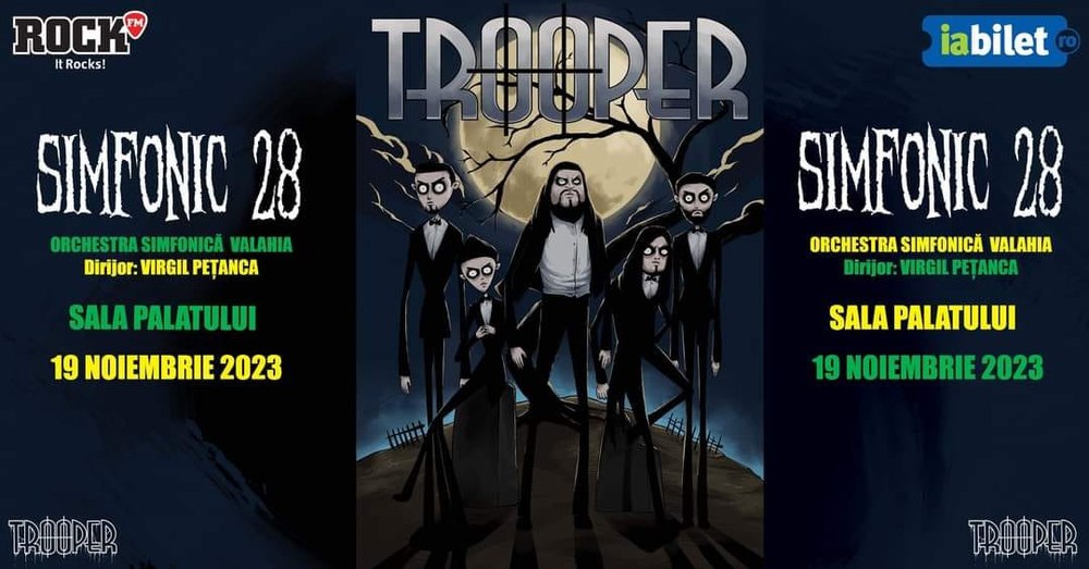 Trooper anunță oficial primul invitat special al concertului simfonic din 19 noiembrie, de la Sala Palatului