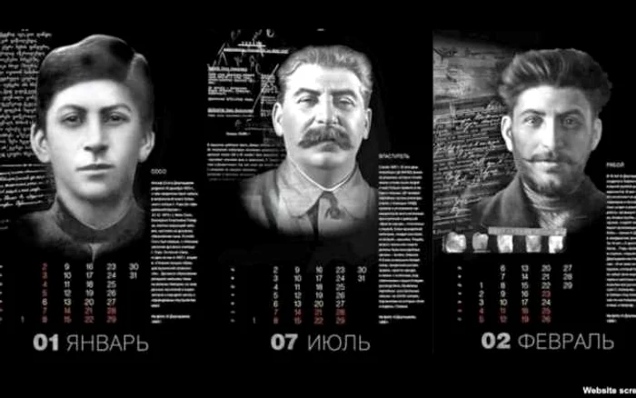 Calendar dedicat lui Stalin, editat de  Biserica Ortodoxă Rusă