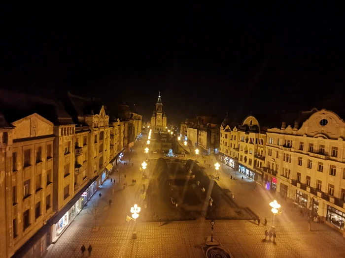 Piața Victoriei văzută din turn FOTO Ștefan Both