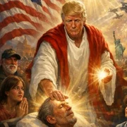 donald trump isus/FOTO:X