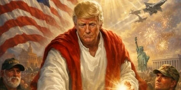 donald trump isus/FOTO:X