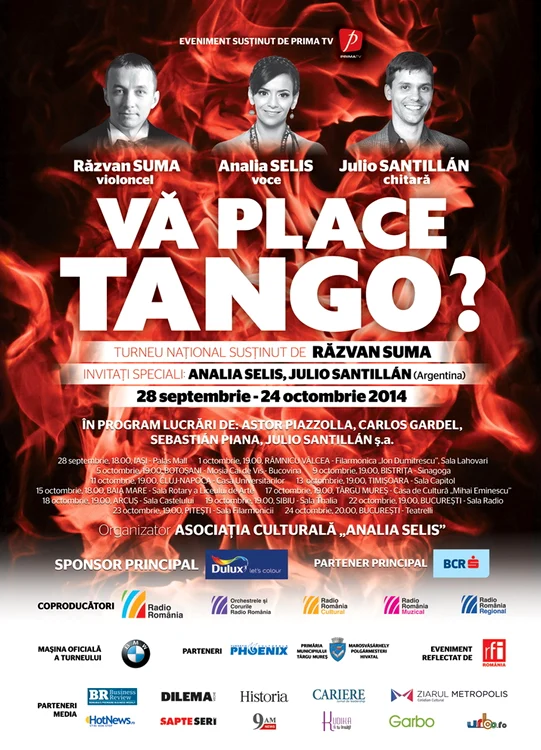 Turneu de amploare, dedicat în exclusivitate tango-ului interpretat în mod tradiţional
