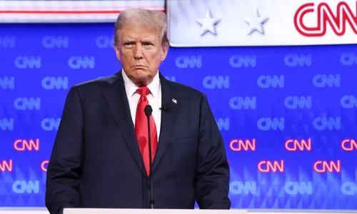 CNN a organizat prima dezbatere electorală Trump-Biden FOTO EPA-EFE