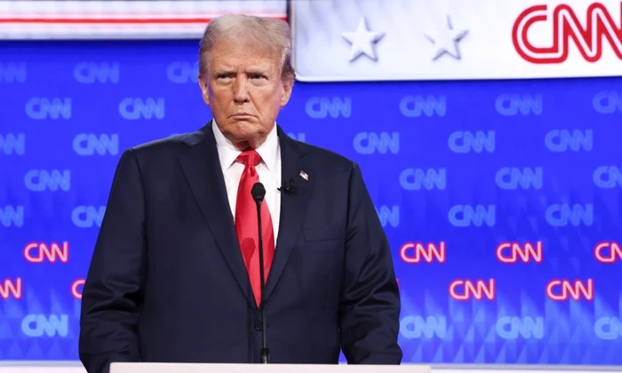 CNN a organizat prima dezbatere electorală Trump-Biden FOTO EPA-EFE