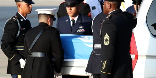 Ramasite de soldati americani cazuti in Razboiul Coreei predati Statelor Unite FOTO EPA-EFE