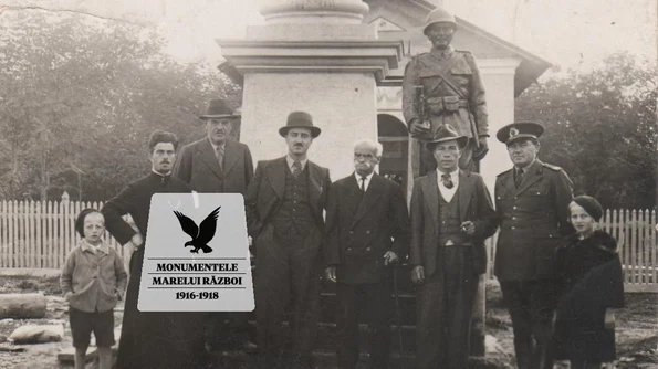 «Monumentele Marelui Război»: Memorie și cinstire Monumentul eroilor din Racovița, județul Dâmbovița (1936 1937) / FOTO jpeg