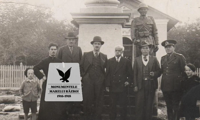«Monumentele Marelui Război»: Memorie și cinstire  Monumentul eroilor din Racovița, județul Dâmbovița (1936 1937) / FOTO   jpeg