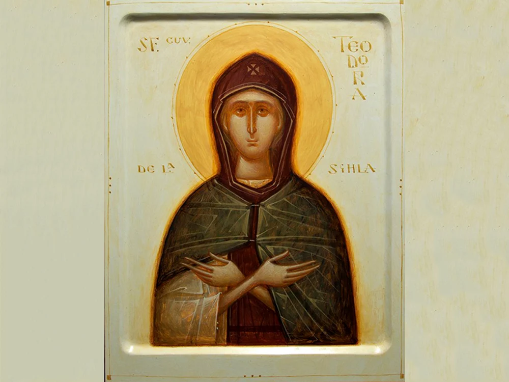 Sfânta Teodora de la Sihla jpeg
