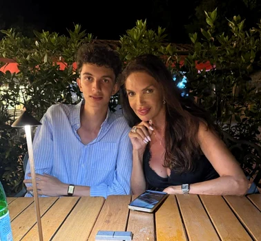 Cristina Spătar, alături de fiul ei, Albert