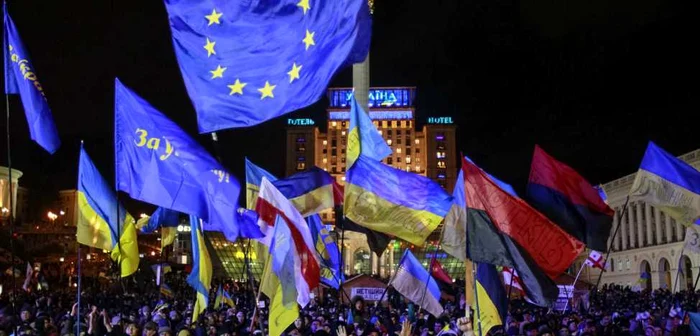 Euromaidanul de la Kiev a schimbat soarta Ucrainei. FOTO The
Nation.com