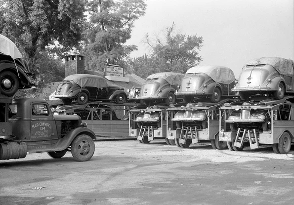 Automobile americane fabricate în anul 1937 (© Library of Congress)