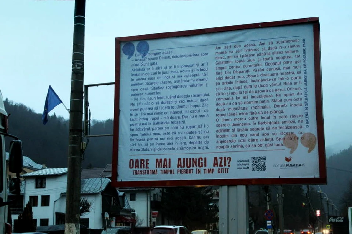 Book Valley, campanie inedită de promovare a cititului pe cel mai aglomerat drum al ţării: “Transformă timpul pierdut în trafic, în timp citit!”