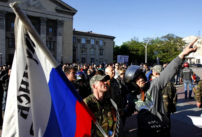 Separatişii proruşi susţin că au avut câştig de cauză la referendum FOTO Reuters