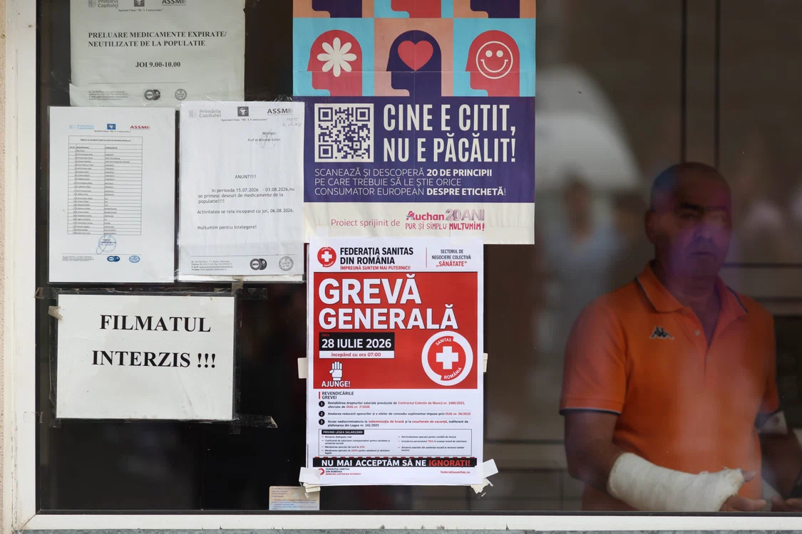 greva generala usa unui spital