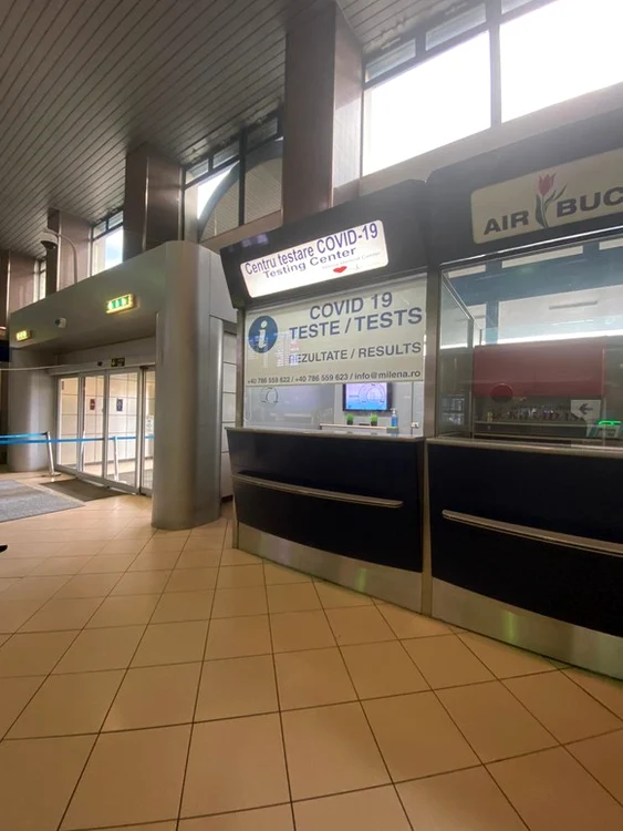 Testele pentru depistarea COVID-19 se pot face la centrul din incinta Aeroportului Henri Coandă, cu un program non-stop