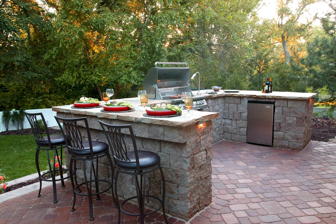 Grătar outdoor pentru o bucătărie de exterior Sursă Houzz jpg