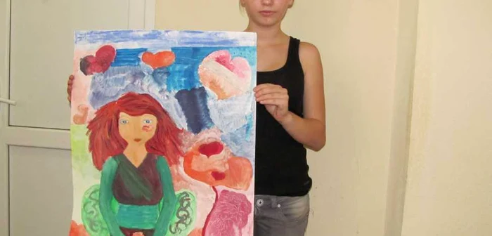 Tulcea: Andreea este premiantă şi la pictură