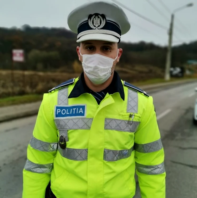 Poliţistul din Sibiu angajat de doar un an care a refuzat mita unui şofer Foto Adevărul