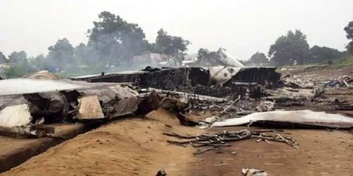 Avion prăbuşit în Congo FOTO bbc.co.uk