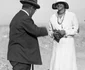 Regina Maria şi Principesa Ileana vizitând piramidele din Egipt - 1930 platoul Giza Sursa Facebook Mihaela Chiripuci / Arhiva giza.fas.harvard.edu
