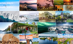 10 destinații de neratat în 2025 în cele mai îndepărtate și fascinante locuri de pe glob Colaj DMS