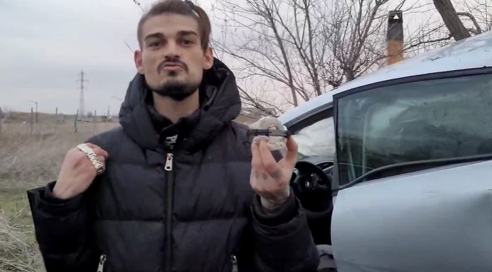 Șoferul a provocat un accident la Techirghiol sursa: captură video