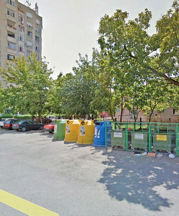 În această ghenă aflată în Cartierul Micro 15 au fost găsite surioarele
