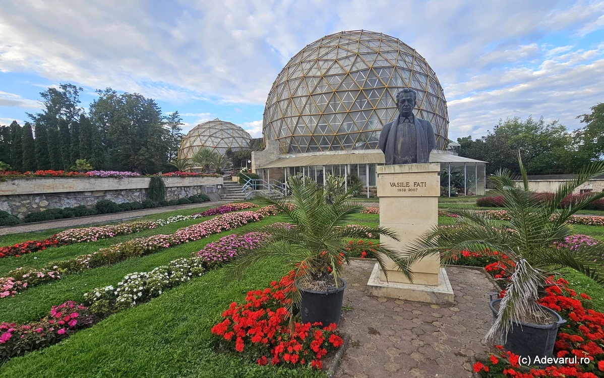 Grădina botanică din Jibou.