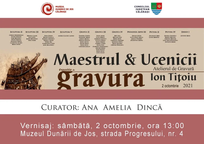 Expoziţia va fi deschisă la Muzeul Dunării de Jos din Călăraşi FOTO MDJ