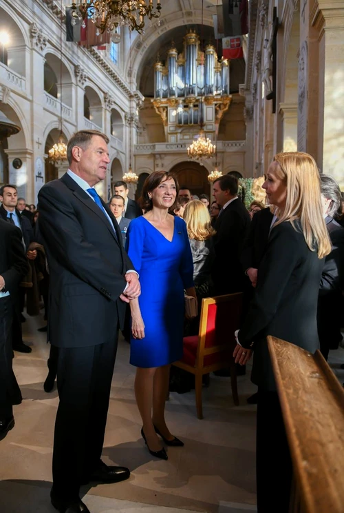 Carmen și Klaus Iohannis, în cadrul vizitei oficiale din Paris