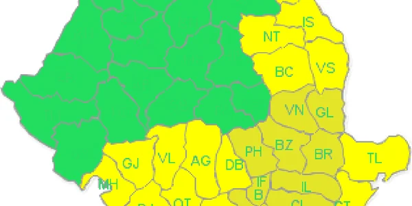 Codul portocaliu a fost extins până pe 8 februarie la ora 20.00