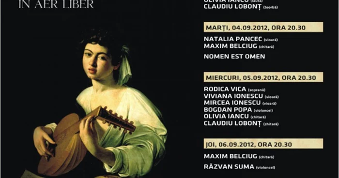 Festivalul se va desfăşura între 3 şi 8 septembrie