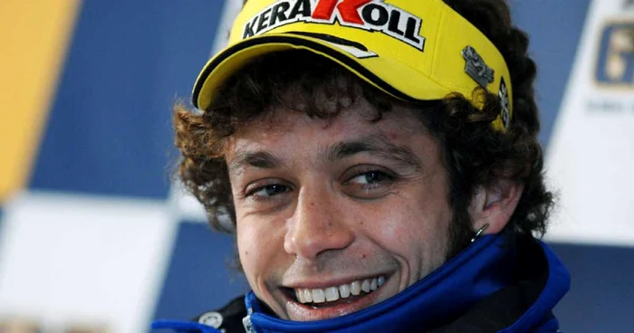 Valentino Rossi testează un Ferrari F2008