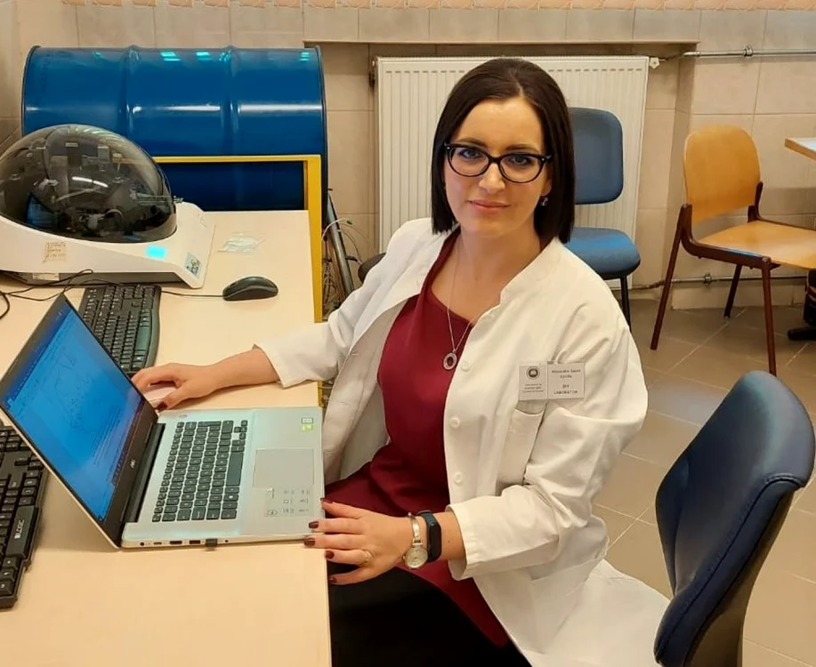 Alexandra Cucoş este coordonatoarea Laboratorului de încercări Radon din cadrul UBB. FOTO: UBB