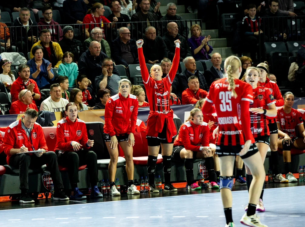 Bistrița a câștigat meciul cu norvegiencele FOTO: Facebook/Eurosport România