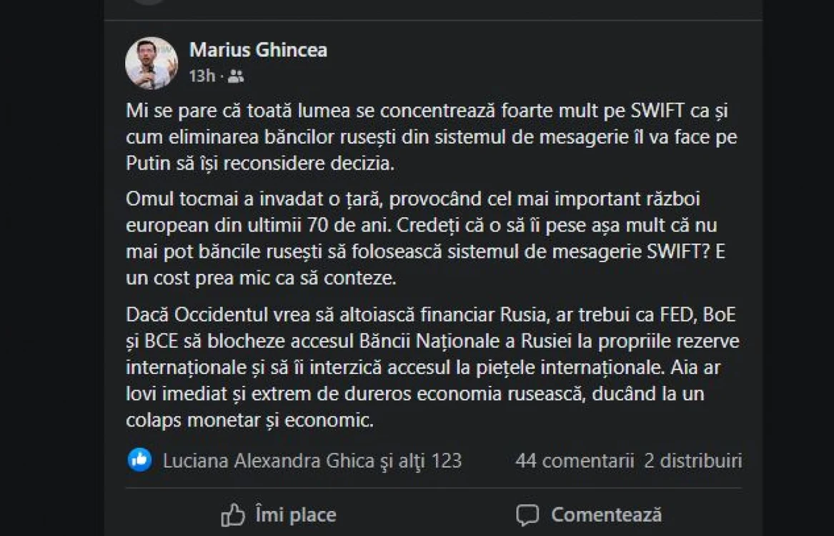 postare ghincea