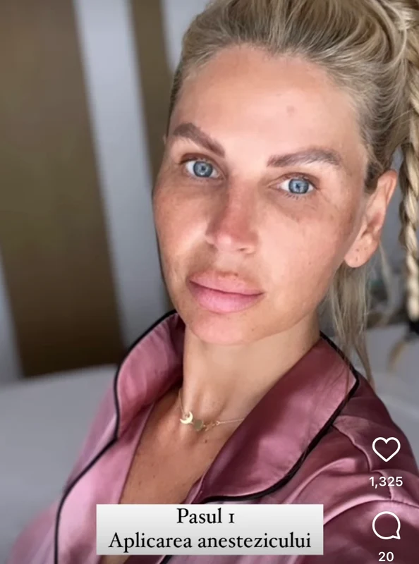 Așa arată nemachiată Andreea Bănică