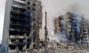 blocuri bombardate kiev