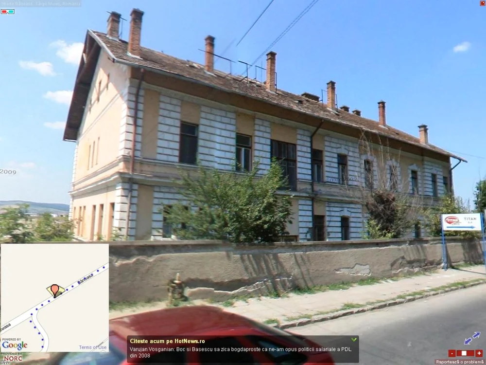 Clădirea în care funcţiona fosta fabrică de zahăr din Târgu-Mureş a fost distrusă în 2009 (foto: arhivă)